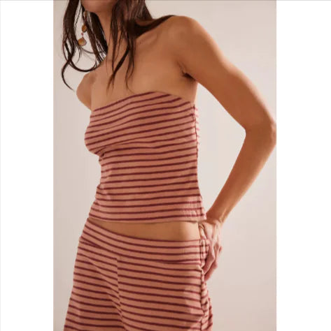 Solviia | Striped Sailor Tube Top and Pants Matching Set | Stylish & Comfortable Outfit for Every Body |